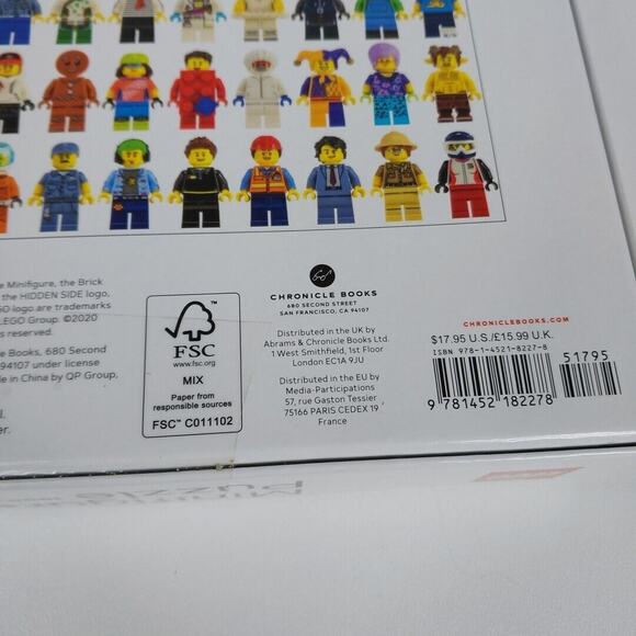 Lego LEGO Minifigure‎ Puzzle (1000 piece) 25in.Wx20in.H Chronicle Books - Picture 8 of 9